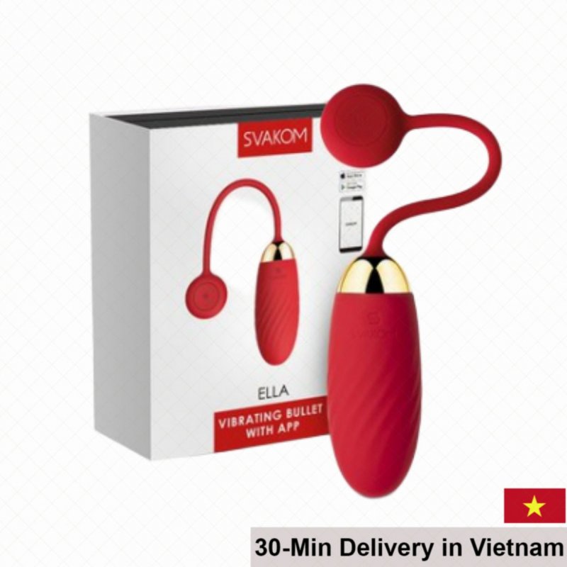 Svakom Ella Silicone Phone Control Rechargeable Vibrating Egg 