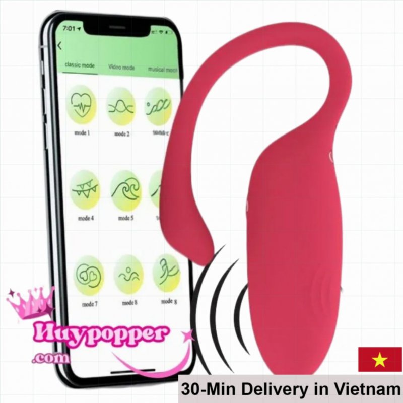 Flamingo Swan App-Controlled Remote Egg Vibrator 