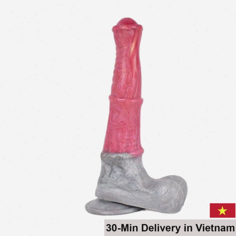 FAAK Silicone Realistic Squirting Vibrating Dildo 24.5cm 