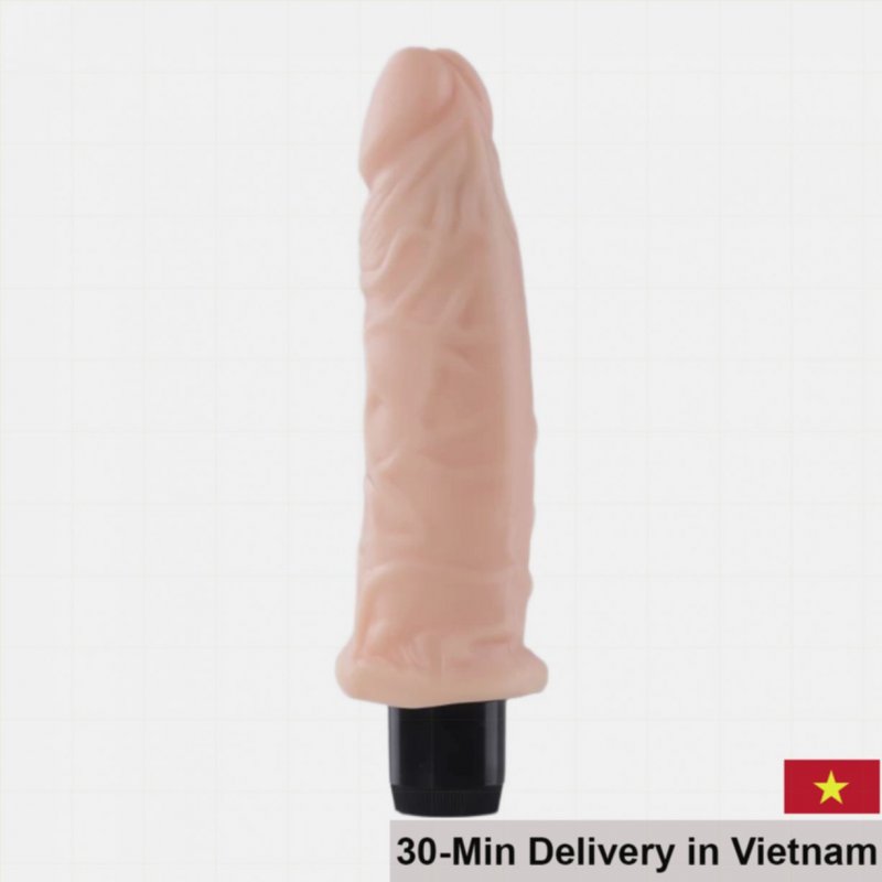 Lovetoy Real Feel 8.5 Inch Powerful Soft Vibrator 