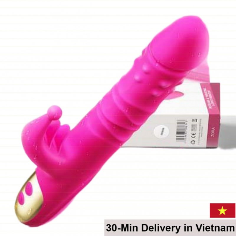 Avakom Zemalia Criss Rotating Beaded Vibrating Dildo 