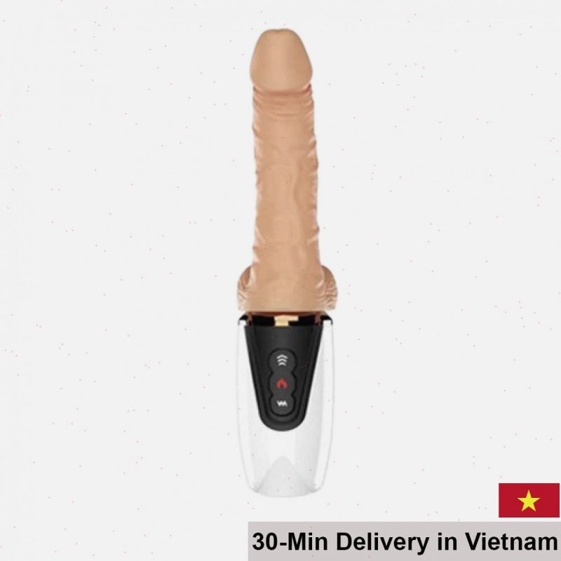 Betty Multi-Function Heating Vibrating Handheld Dildo 