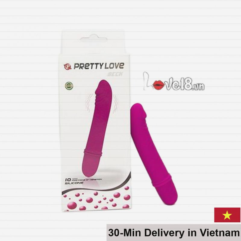 Prettylove Mini Silicone Vibrating Dildo for Women 