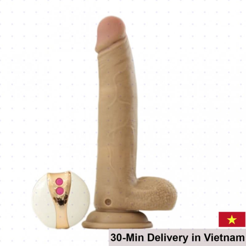 Loving World Rocket 30 Frequency Vibrating Silicone Dildo for Women 