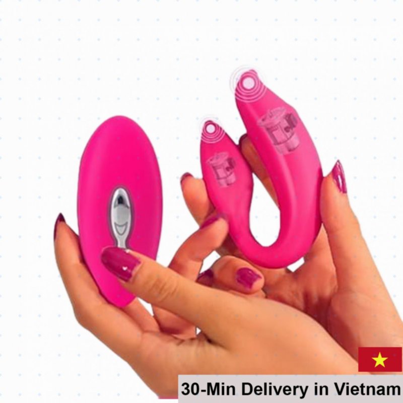 WoYes Dual-Head Vibrator Japanese Technology Sleek Pink Design 