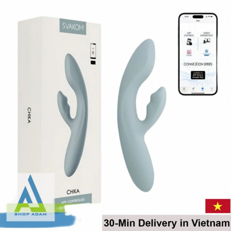 Svakom Chika App-Controlled Powerful Vibrating Dildo 