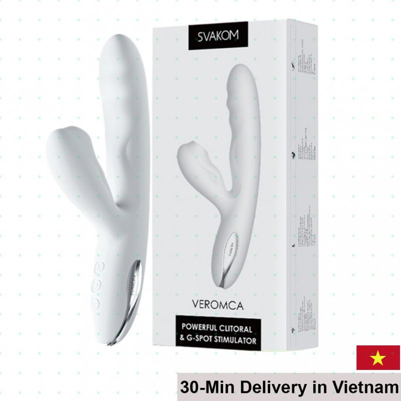 Svakom Veromca Dual-Ended Vibrator with Heating & Suction 