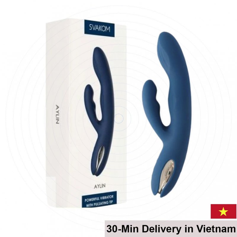 Svakom Aylin US Made Powerful Multi-Mode Vibrating Dildo 