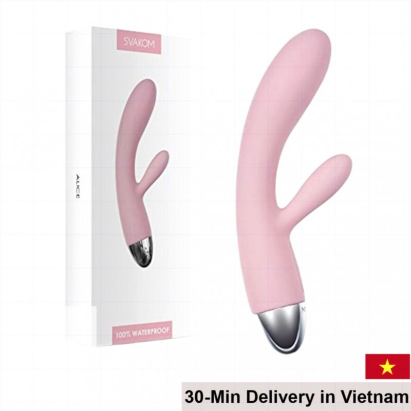 Svakom Alice Premium Silicone 5 Frequency Vibrating Dildo 