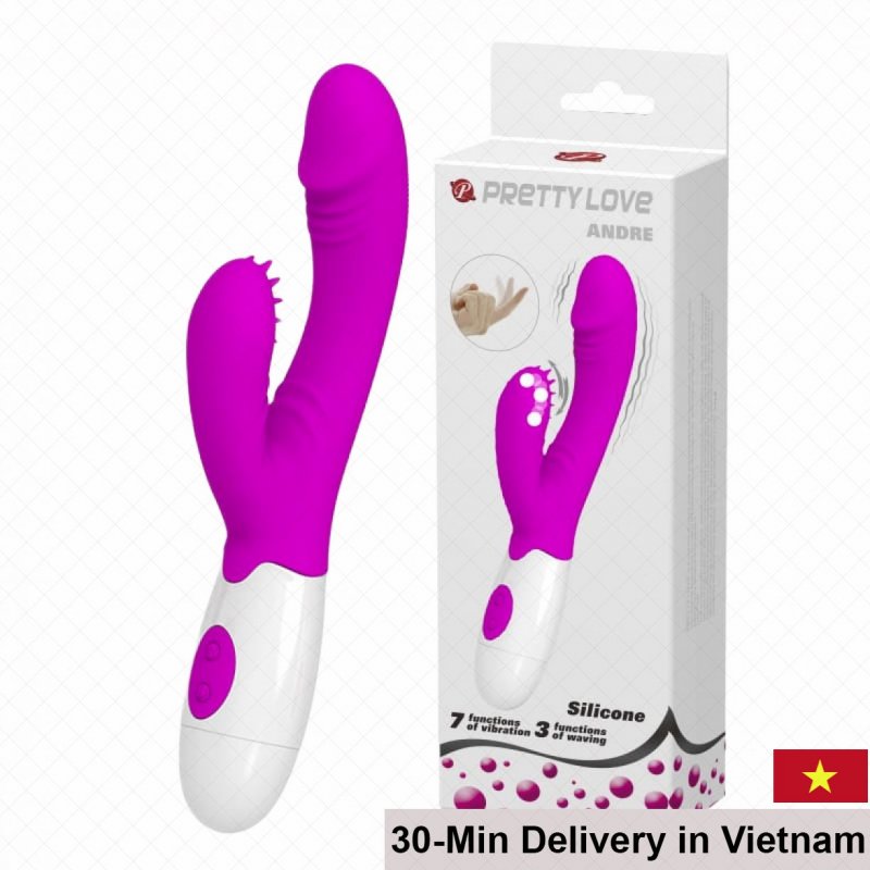 Pretty Love Andre Super Vibrating Spiked Dildo for G Spot 