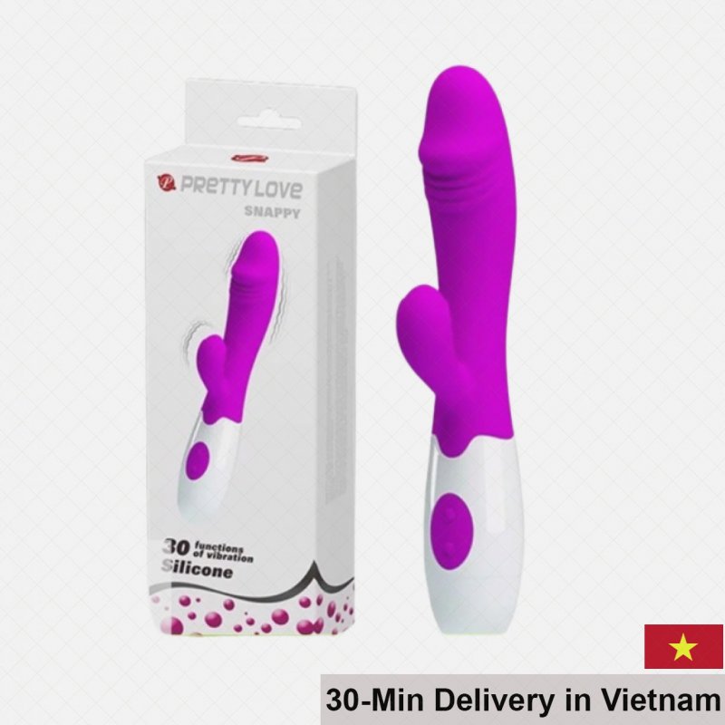 Pretty Love Snappy Purple 30 Mode Silicone Vibrating Dildo 