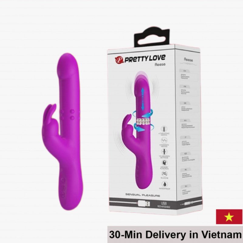 Pretty Love Reese Rotating Thrusting Vibrator for Women’s Pleasure 