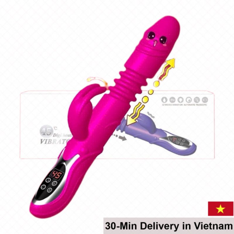Digiheatnc Heating Vibration Multi-Function Dildo 