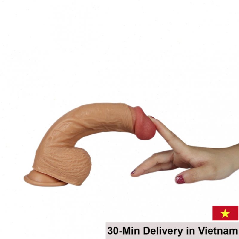Lovetoy Nature Leo Ultra Soft Vibrating G-Spot Dildo 