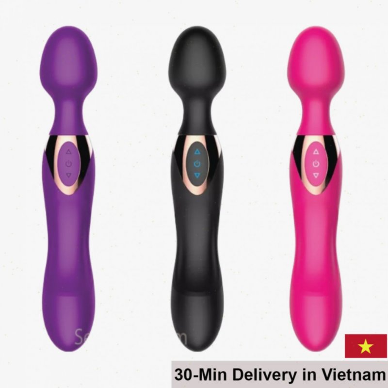 Compact dual-end vibrator powerful clitoral stimulator for solo or couples 