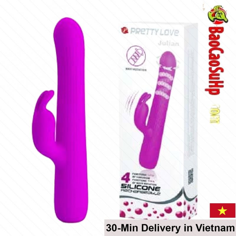 Pretty Love Julian Rabbit Vibrating Rotating Male Toy 