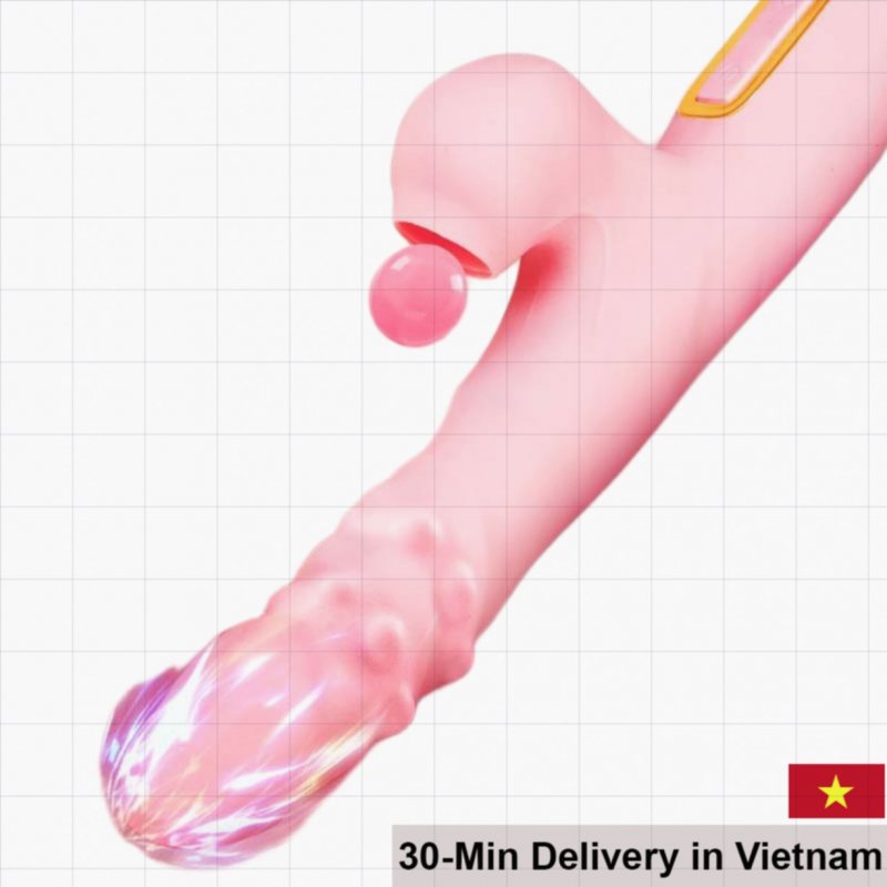 Mizzzee Quer Nazha Rotating Bead Dildo 42°C Warming Clitoral Stim 