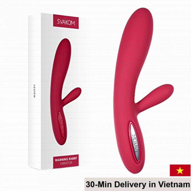 SVAKOM Lester Heated G-Spot Silicone Vibrator 