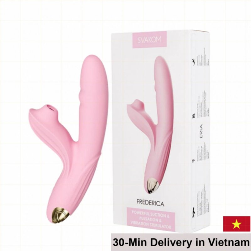 Svakom Frederica Premium Rubbing Suction Vibrator Modern Tech 