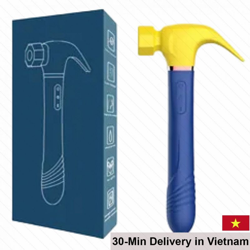 7 Mode Hammer Silicone Oral Licking Vibration Toy 