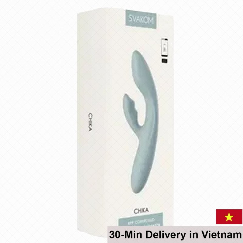 Svakom Chika Silicone Heated Vibrating Dildo with App 