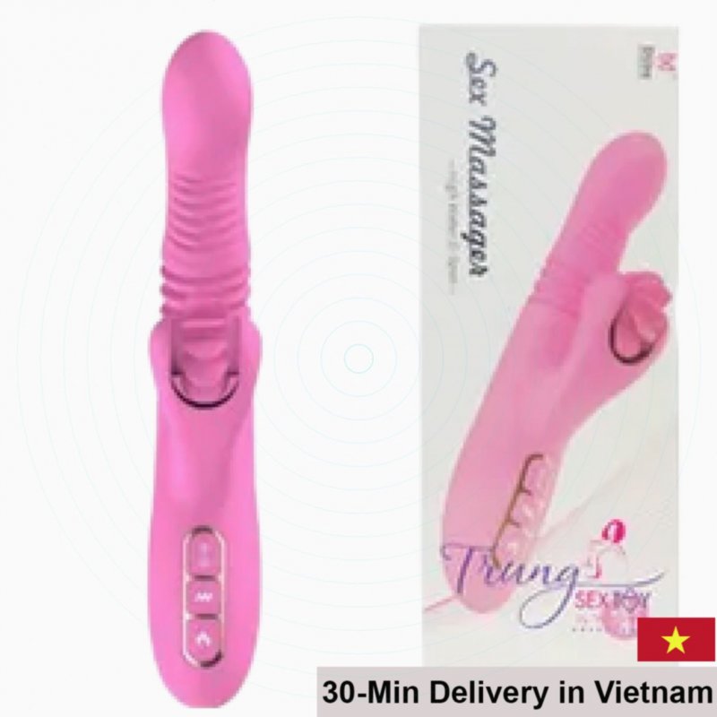 Dibe Rotating Tongue Vibrating Silicone Masturbator 