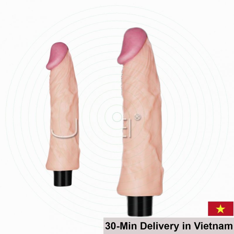 Silicone Waterproof Vibrating Female Masturbator 21cm Durable 