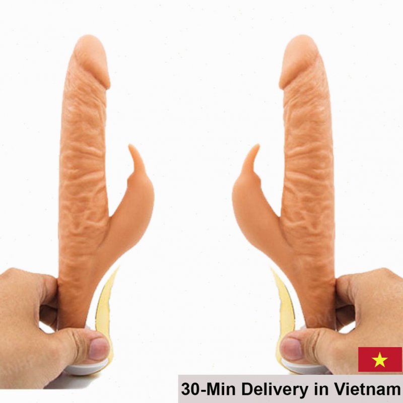Loving World 360° Rotating Rabbit Vibrator Powerful Silicone 