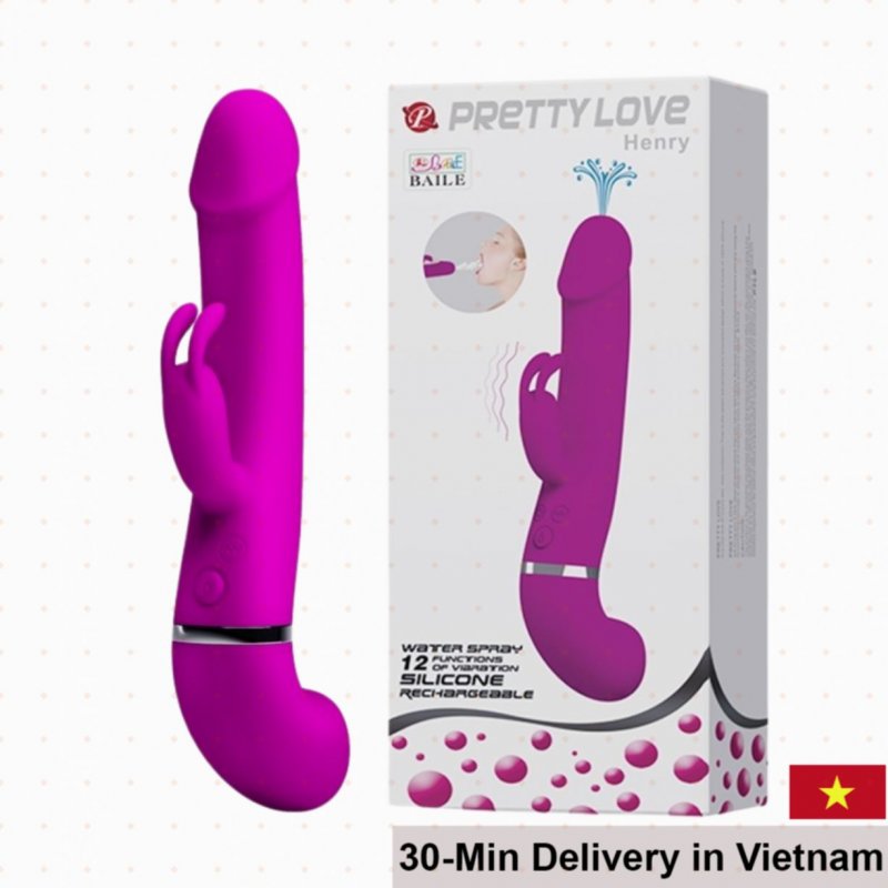Super vibrating realistic silicone dildo stimulates G spot 