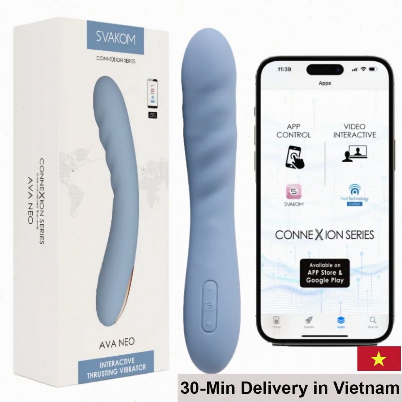 Svakom Ava Neo Multi-Function Remote Control Vibrating Dildo 