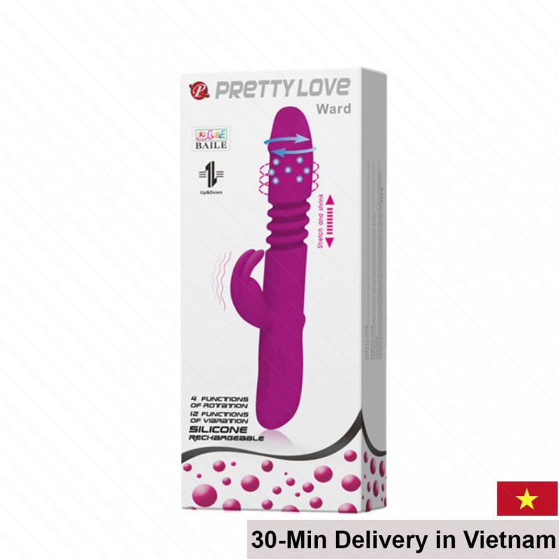 Pretty Love Ward Multi-Function Thrusting Vibrator Toy 