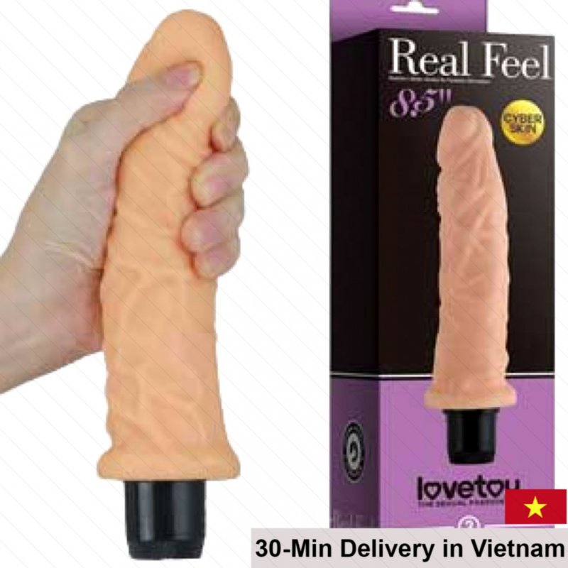 Lovetoy DV55H Super Soft Vibrating Dildo Female Pleasure Toy 