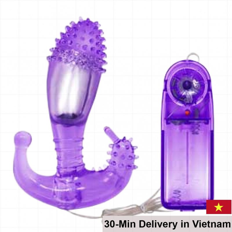 DC63 Spiked Super Vibrating Dildo Multiple Orgasms 