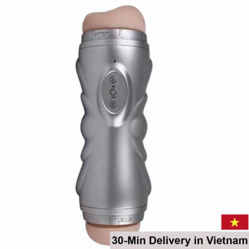DC17X Dual-Ended Soft Masturbation Cup with Vibration 