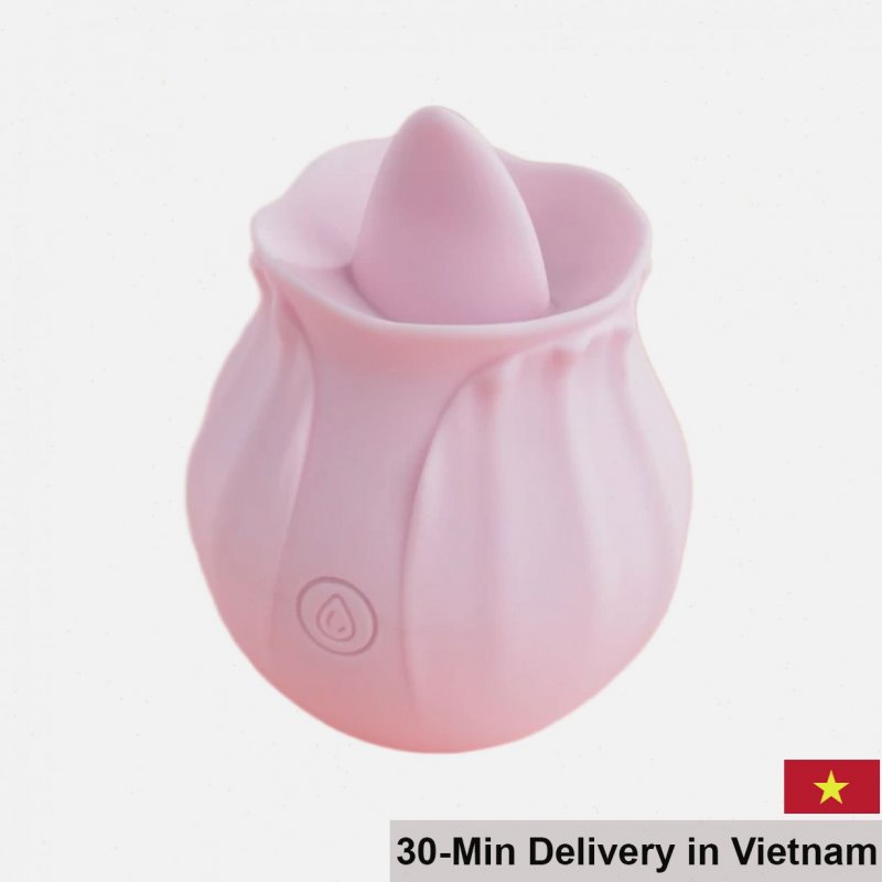 Touch Of Happiness High-Speed Silicone Tongue Massager 