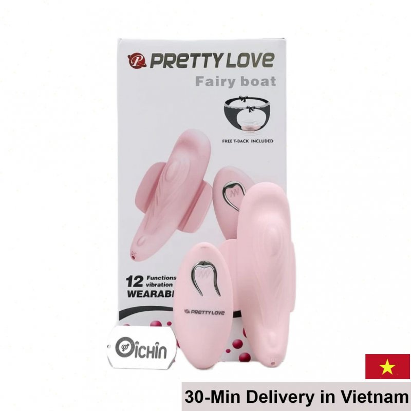 Prettylove Boat Remote 12 Modes Mini Vibrator Panty Toy 