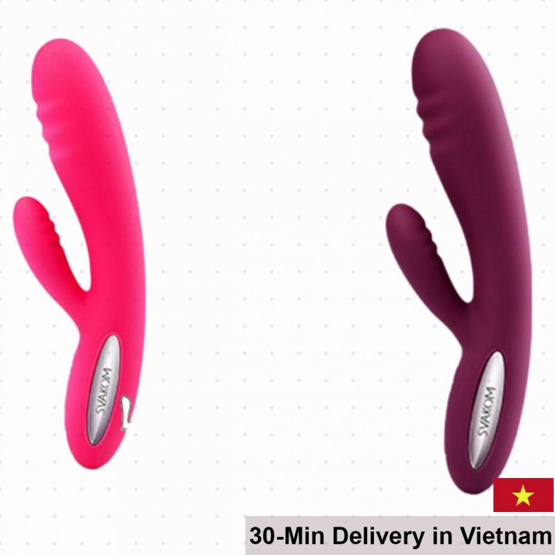 SVAKOM Adonis G-Spot Heated Massage Vibrator Brown 