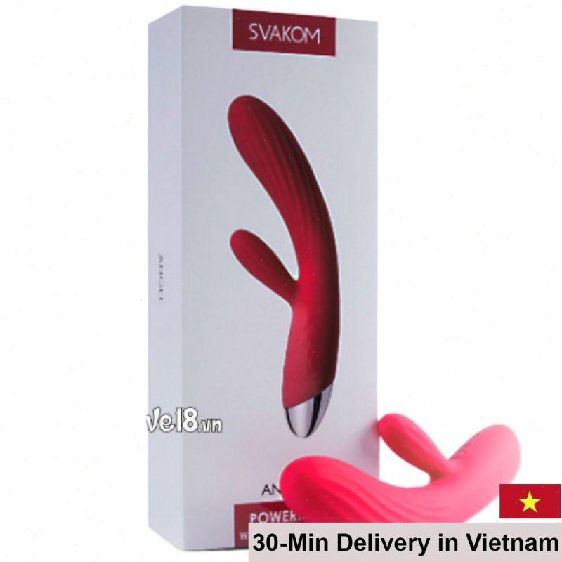 Svakom Angel Heated G-Spot Vibrator Premium Silicone 19cm 