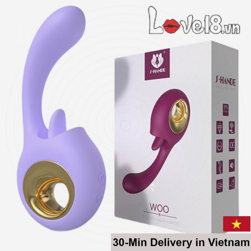 S-Hande Woo G-Spot Clitoral Vibrator 10 Modes Female Toy 