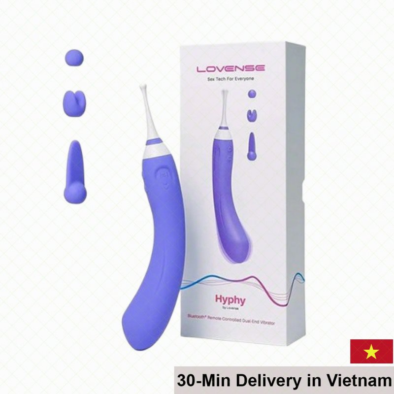 Lovense Hyphy Dual Stim Massage Toy App Control Female 