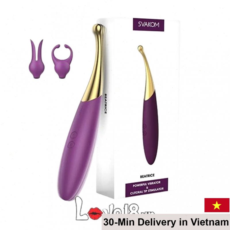 Svakom Beatrice Dual-Ended G-Spot Clitoral Nipple Stimulator 