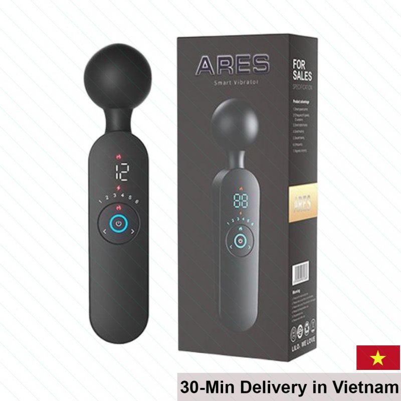 Ares Smart Heated Vibrating G-Spot Clitoral Massager for Women 