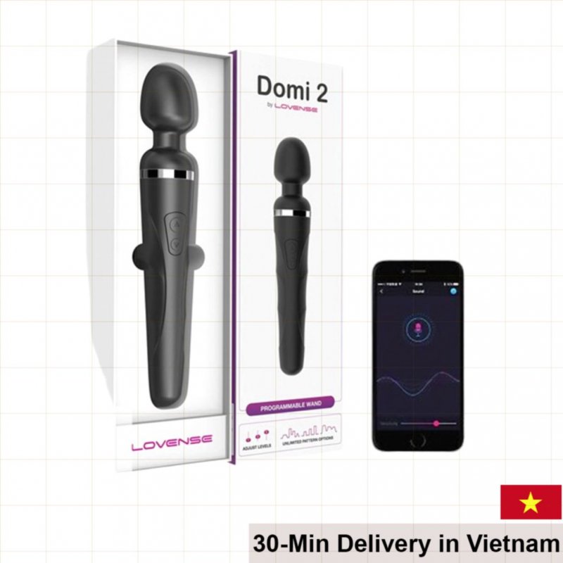 Lovense Domi 2 High-Tech Remote Controlled Silicone Rabbit Vibrator 