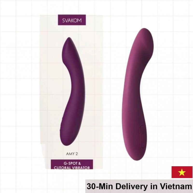 Svakom Amy 2 Flexible G-Spot Vibrator Soft Silicone Female Massager 