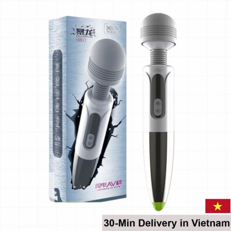Leten Lightning Rechargeable Powerful 5 Mode Vibrator 