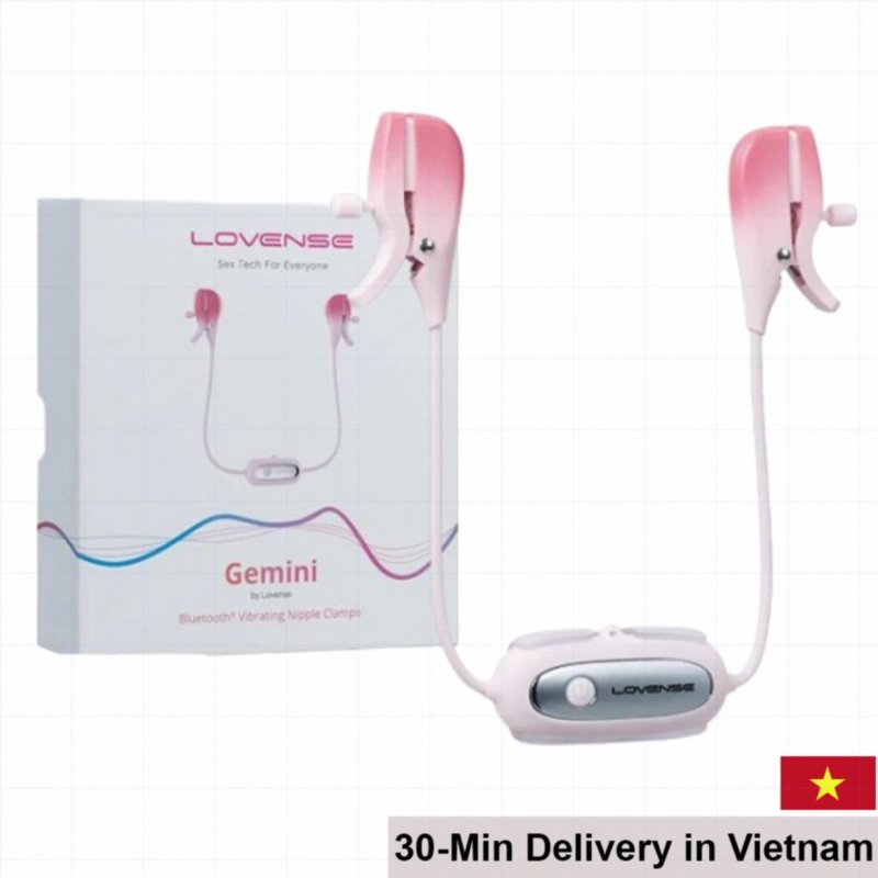 Lovense Gemini Dual Nipple Clamp Phone Controlled Vibrator 