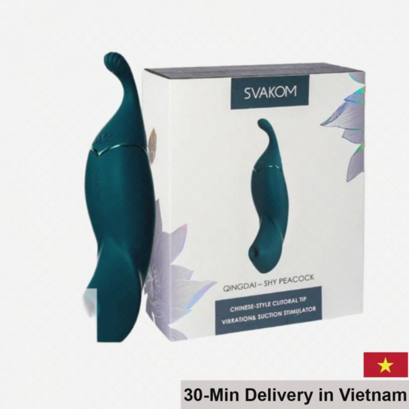 Svakom Qingdai Shy Peacock Dual Mode Suction Vibrator Female 