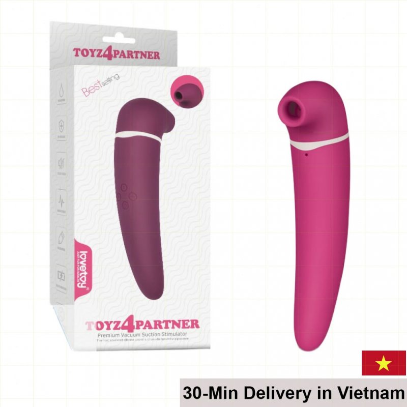 Lovetoy Toyz4 Partner Dual Head Clitoral Suction Vibrator 