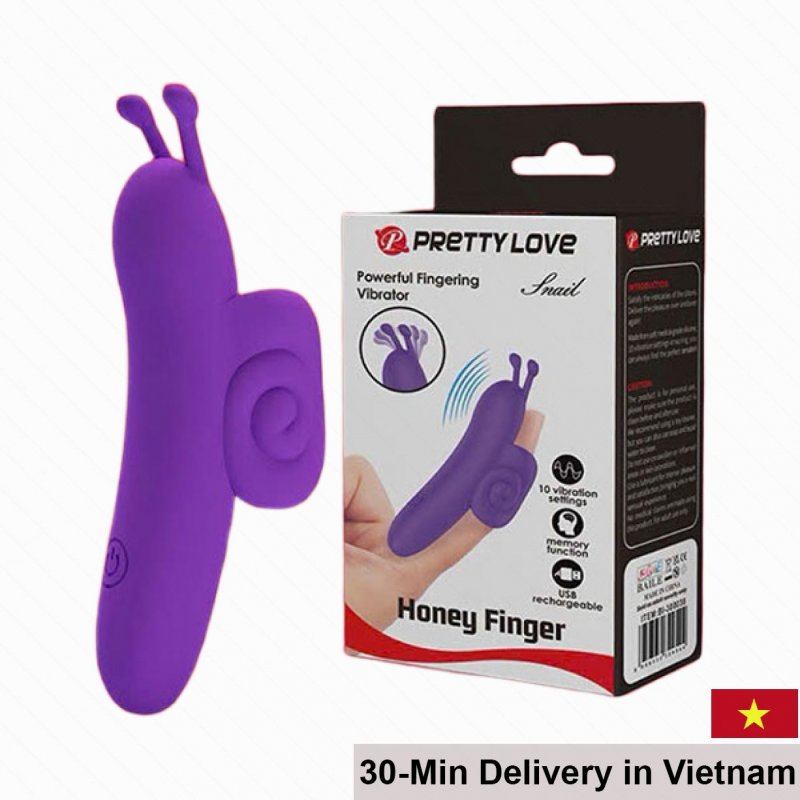 Pretty Love Snail G Spot Vibrating Finger 