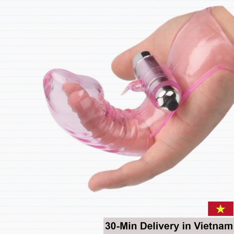Silicone Finger Vibrator Couples Foreplay Intense Stimulation 